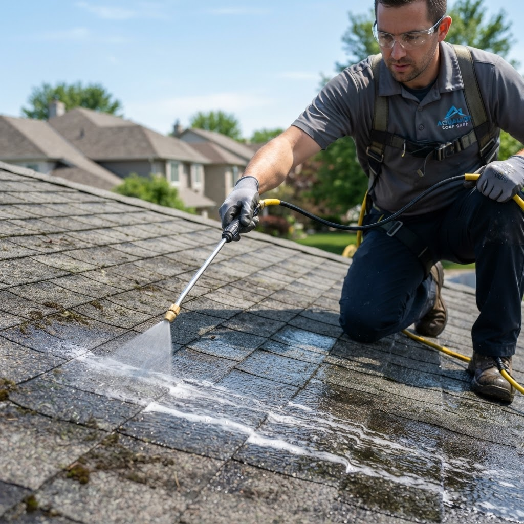 What Chemicals Do Roof Cleaning Services Use?