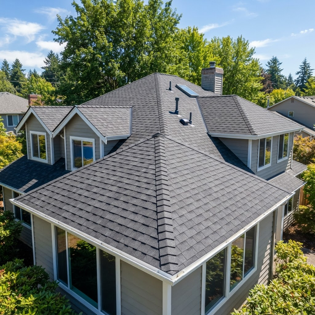 Roof Moss Removal after cleaning